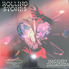 ROLLING STONES HACKNEY DIAMONDS- DIAMOND CLEAR VINYL LP LIMITED SEALED MINT picture