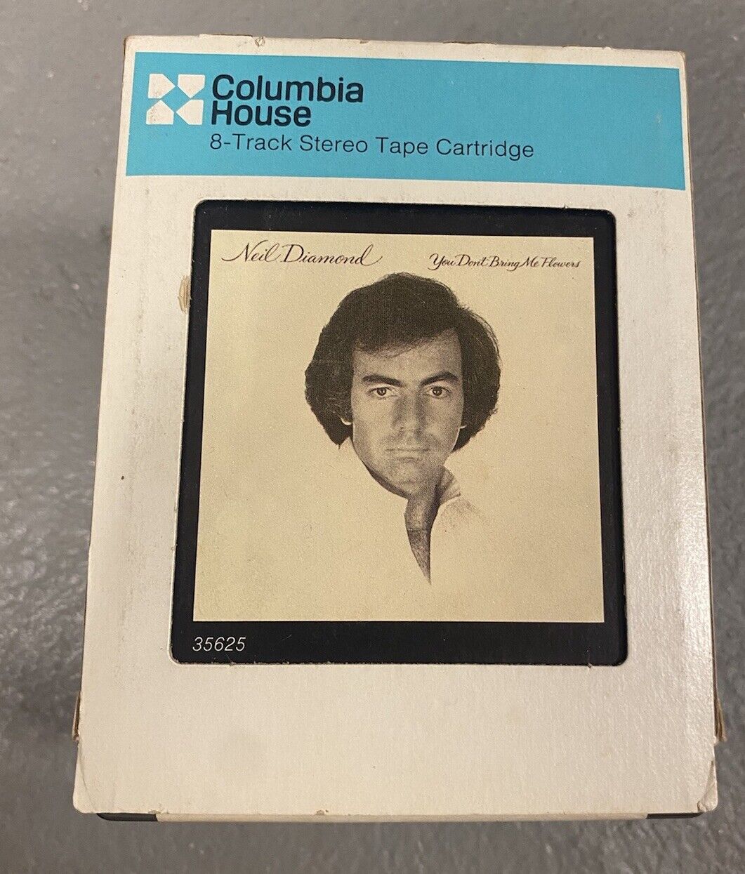 VINTAGE Neil Diamond 8-Track You Don\'t Bring Me Flowers Stereo Tape 35625 WORKS
