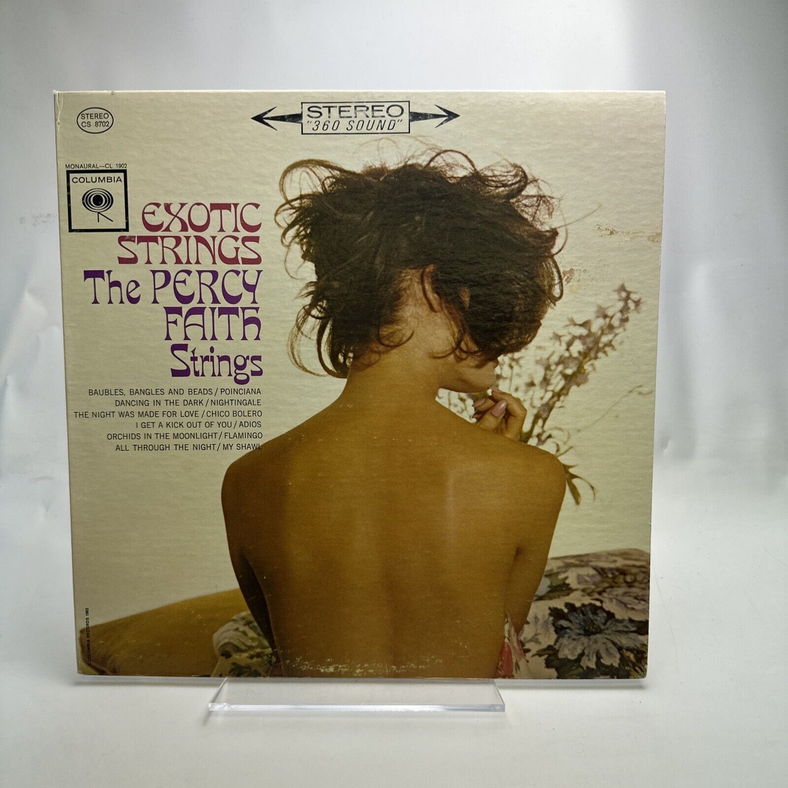 Vintage  Percy Faith Strings 1962s ‎– Exotic Strings LP Vinyl