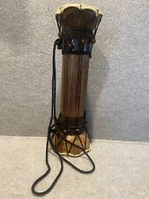 T41-African American Wooden Tribal Drum picture