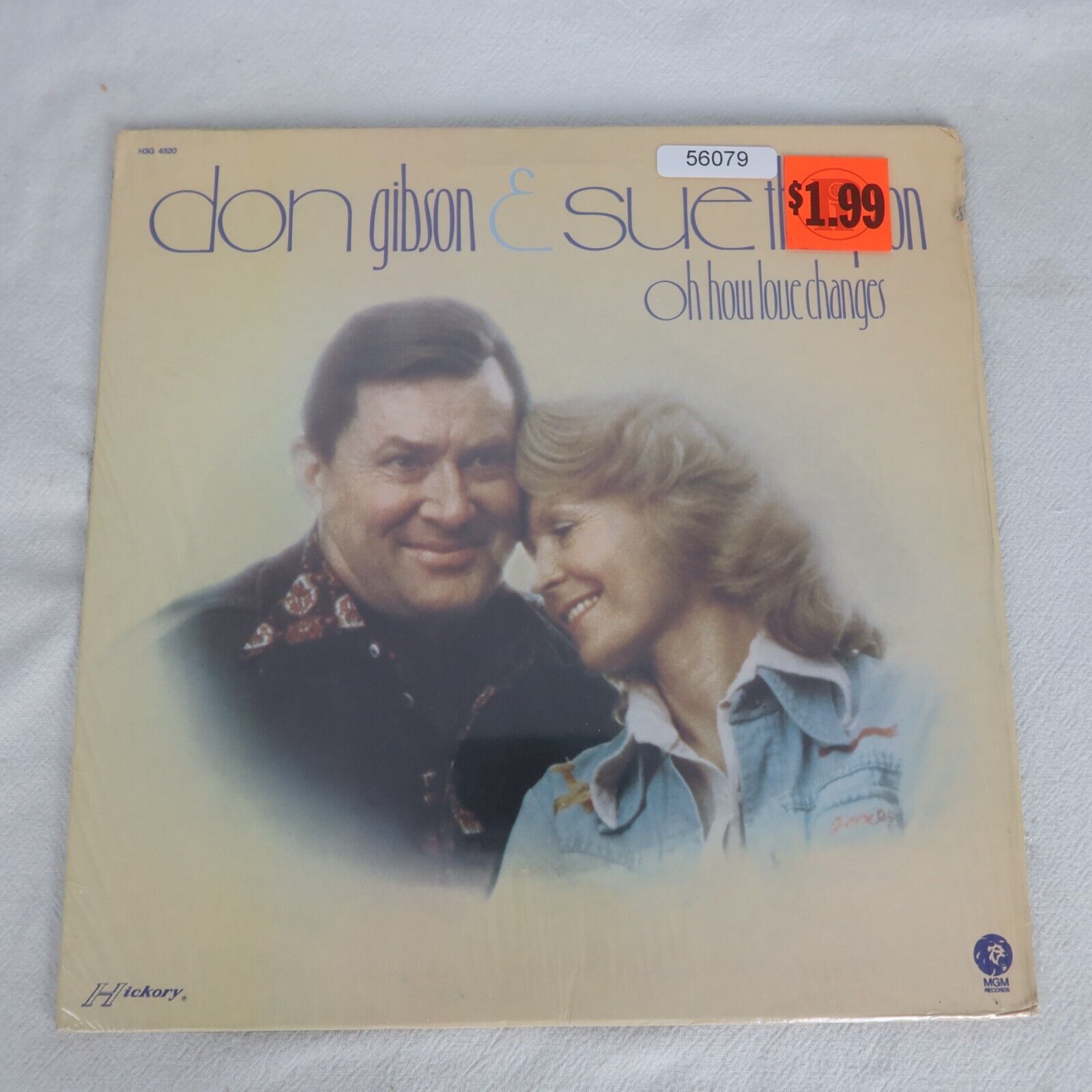 Don Gibson And Sue Thompson Oh How Love Changes w/ Shrink LP Vinyl Record Album