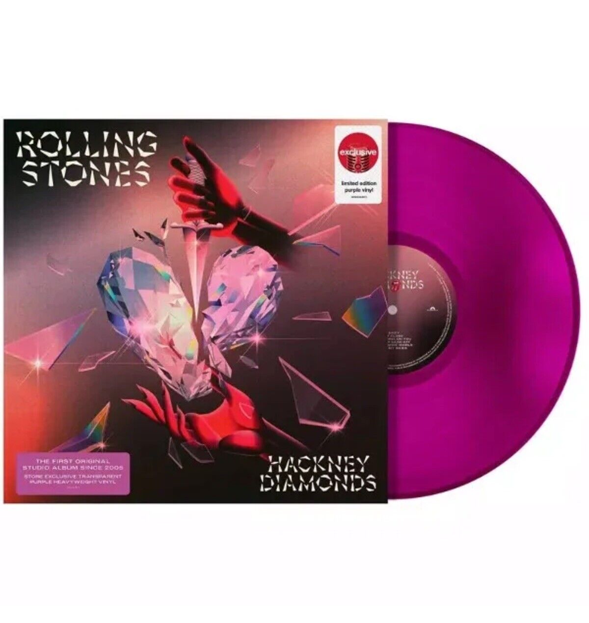 Rolling Stones Hackney Diamonds Purple Vinyl Album-Sealed