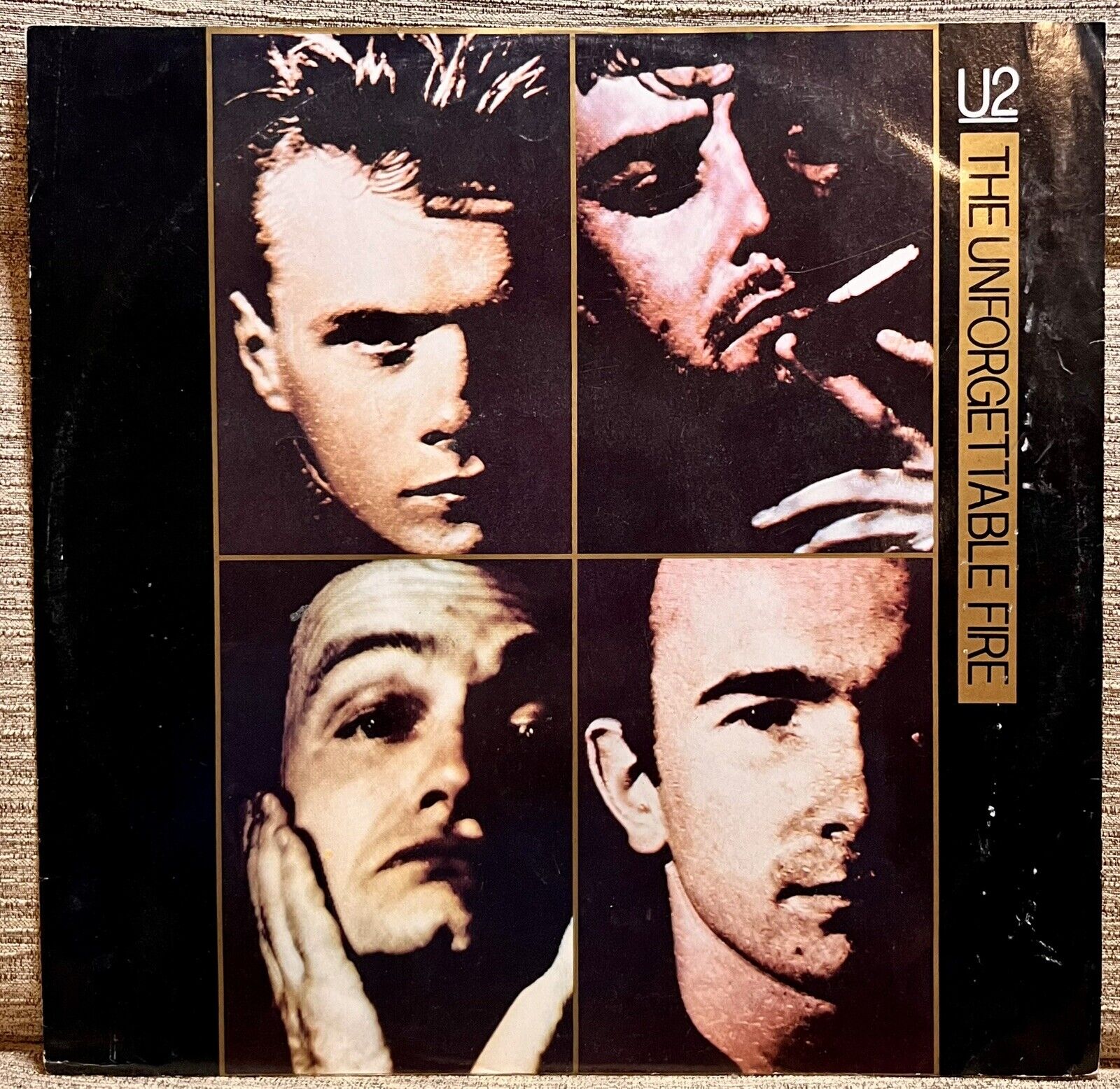 U2 The Unforgettable Fire 12” Vinyl Record Rare UK