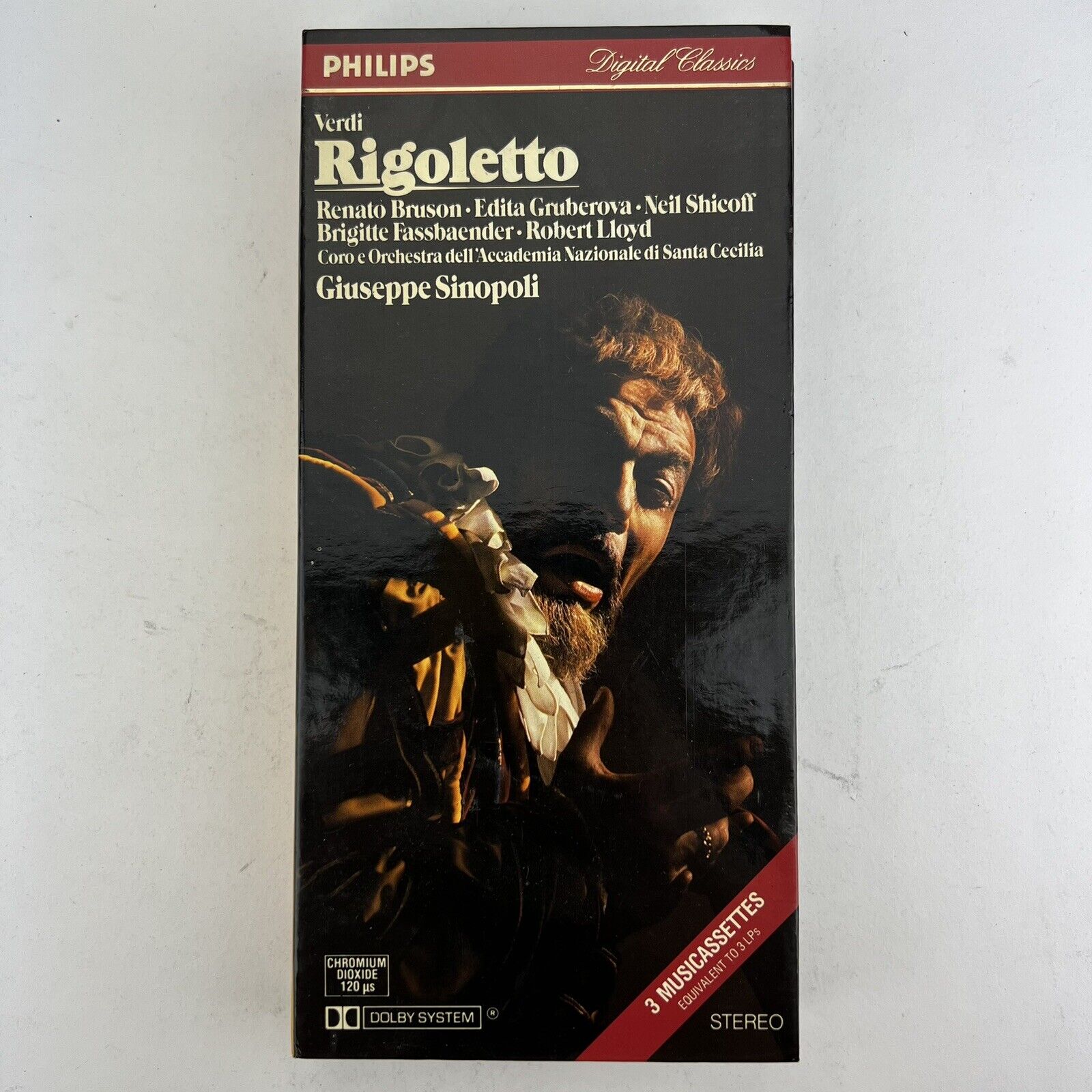 Vintage Philips Cassettes (x3)- Verdi: Rigoletto   RARE
