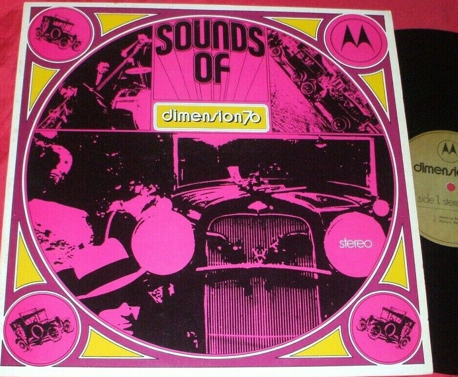 DIMENSION 76 1976 Motorola Meeting Promotional Promo LP RARE VINTAGE CAR COVER