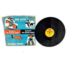 RARE ORIGINAL Gene Autry Rusty Rocking Horse Bucky Bucking Bronco Columbia Vinyl picture