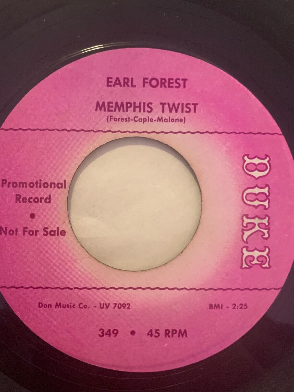 Soul Mod Promo 45/ Earl Forest \
