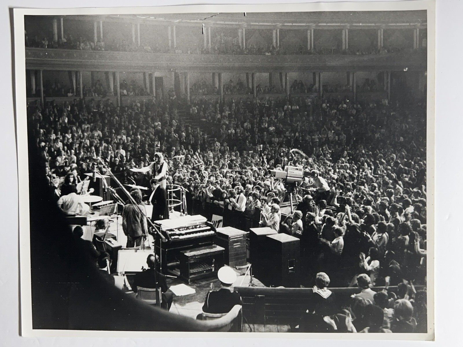 Deep Purple Concerto Photo Vintage Annotated to verso Royal Albert Hall 1969