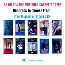$2.50 CASSETTE TAPES 80s 90s Pop Rock R&B Buy 10+  Build Your Own Lot picture