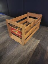 RECORD STORAGE CRATE HOLDS 100+ LPs Vintage TRI Quality Melons WOODEN FRUIT BOX picture