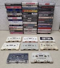 Lot of 51 Rock Cassette Tapes Various Artists - RUSH OZZY SKYNRD SCORPIONS etc. picture
