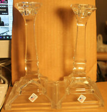 TOWLE 24% LEAD CRYSTAL CANDLESTICKS  8