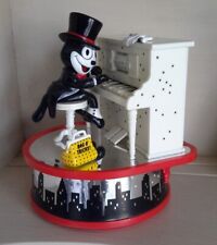 Vintage ENESCO FELIX THE CAT BAG OF TRICKS Animated Wind Up MUSIC BOX picture