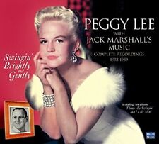 Swingin' Brightly and Gently · Peggy Lee With Jack Marsha... - Peggy Lee CD 43VG picture