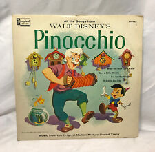 1959 Walt Disney Pinocchio Vinyl Record Disneyland Record DQ-1202 Its a Classic picture