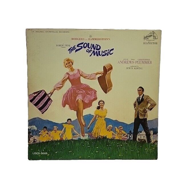VTG 1965 Rodgerd & Hammerstein's 'The Sound Of Music' Vinyl +Storybook LOCD-2005