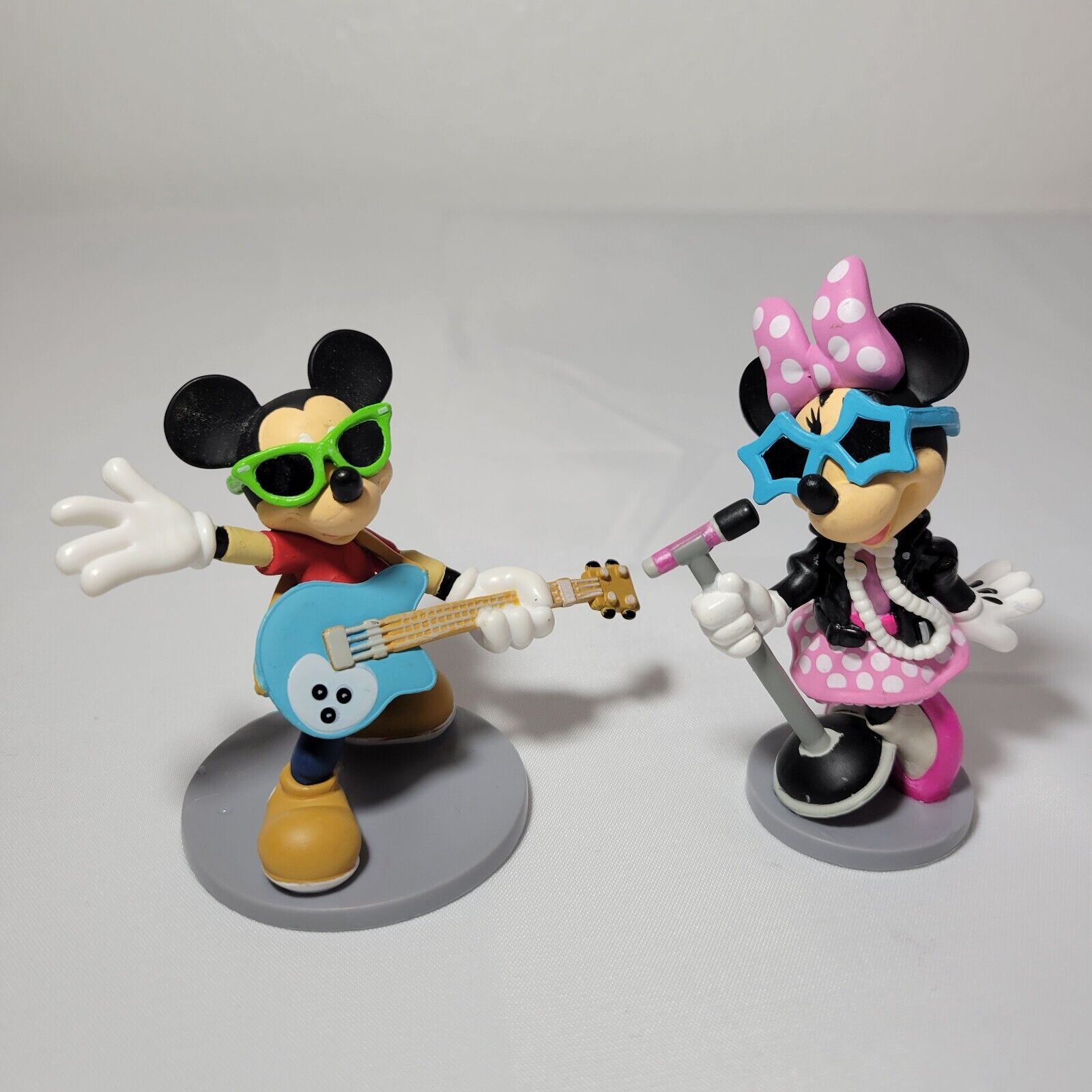 Mickey & Minnie Mouse as Rock Stars/Pop Stars Singers with Guitar