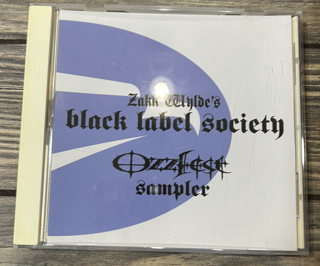 RARE ZAKK WYLDE'S BLACK LABEL SOCIETY 2004 PROMO SAMPLER CD FROM OZZFEST