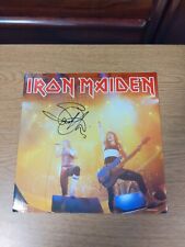 Iron Maiden: Running Free, 12 EMI 5532, Single UK 1985 VF/VF SIGNED STEVE HARRIS picture