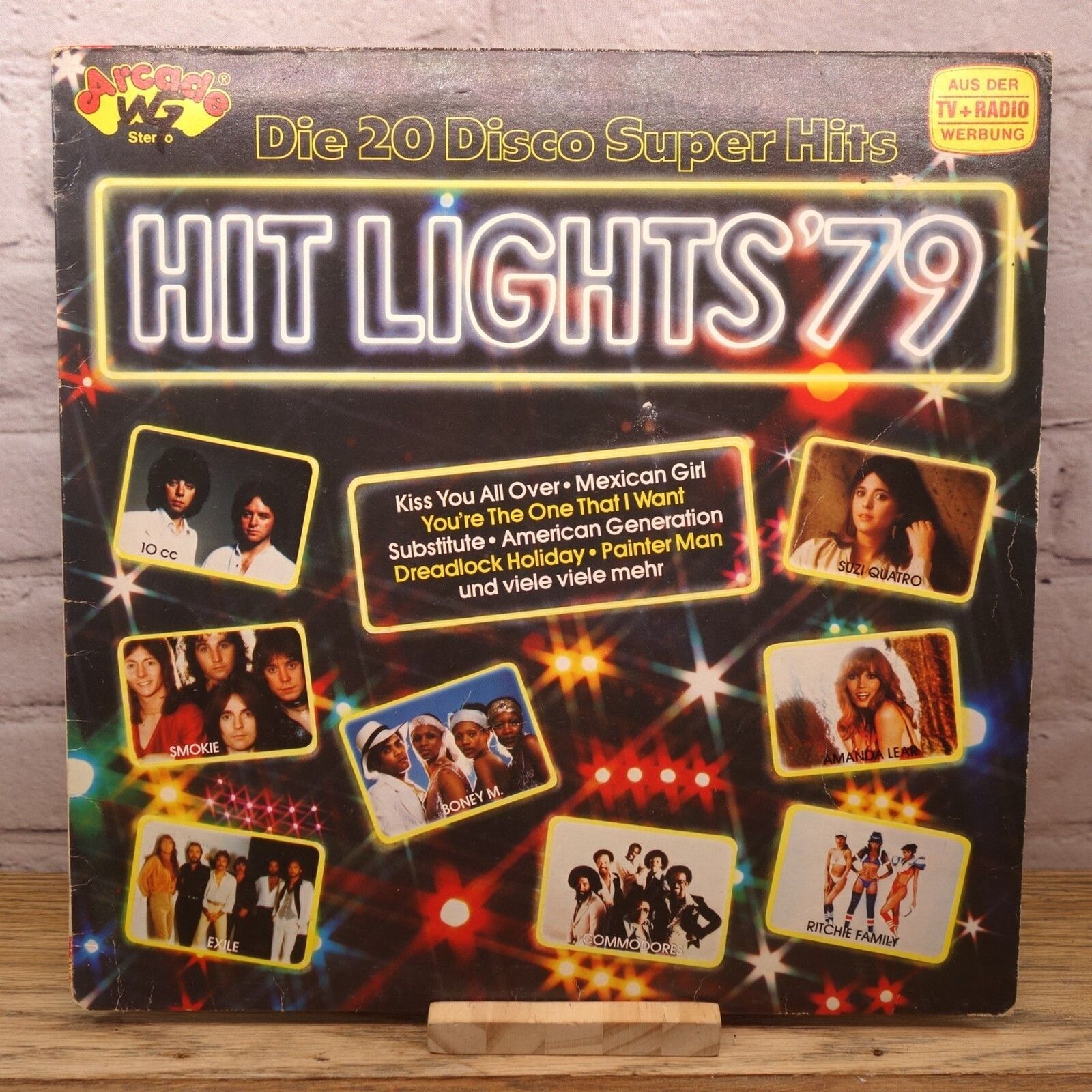 Arcade Hit Lights \'79 Vintage 1979 Disco Super Hits Album Vinyl Record 