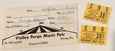 vintage Rare 1960 Valley Forge Music Fair Ticket Stubs + original tiny envelope picture