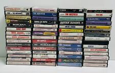 Vintage Cassette Tapes Lot Of 60 Classic Rock & Roll Metal 60s 70s 80s picture