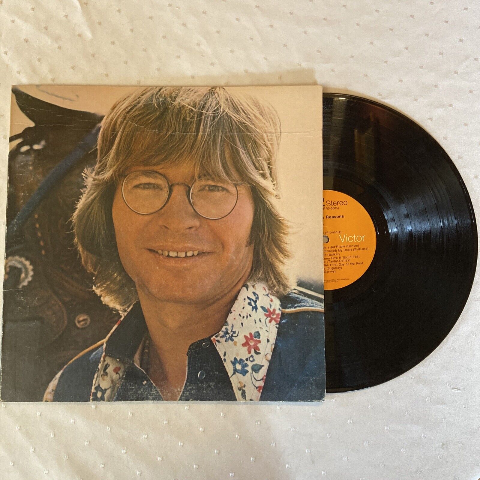 John Denver Windsong album record vintage