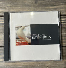 Vintage 2001 Elton John I Want Love CD Promo Promotional picture