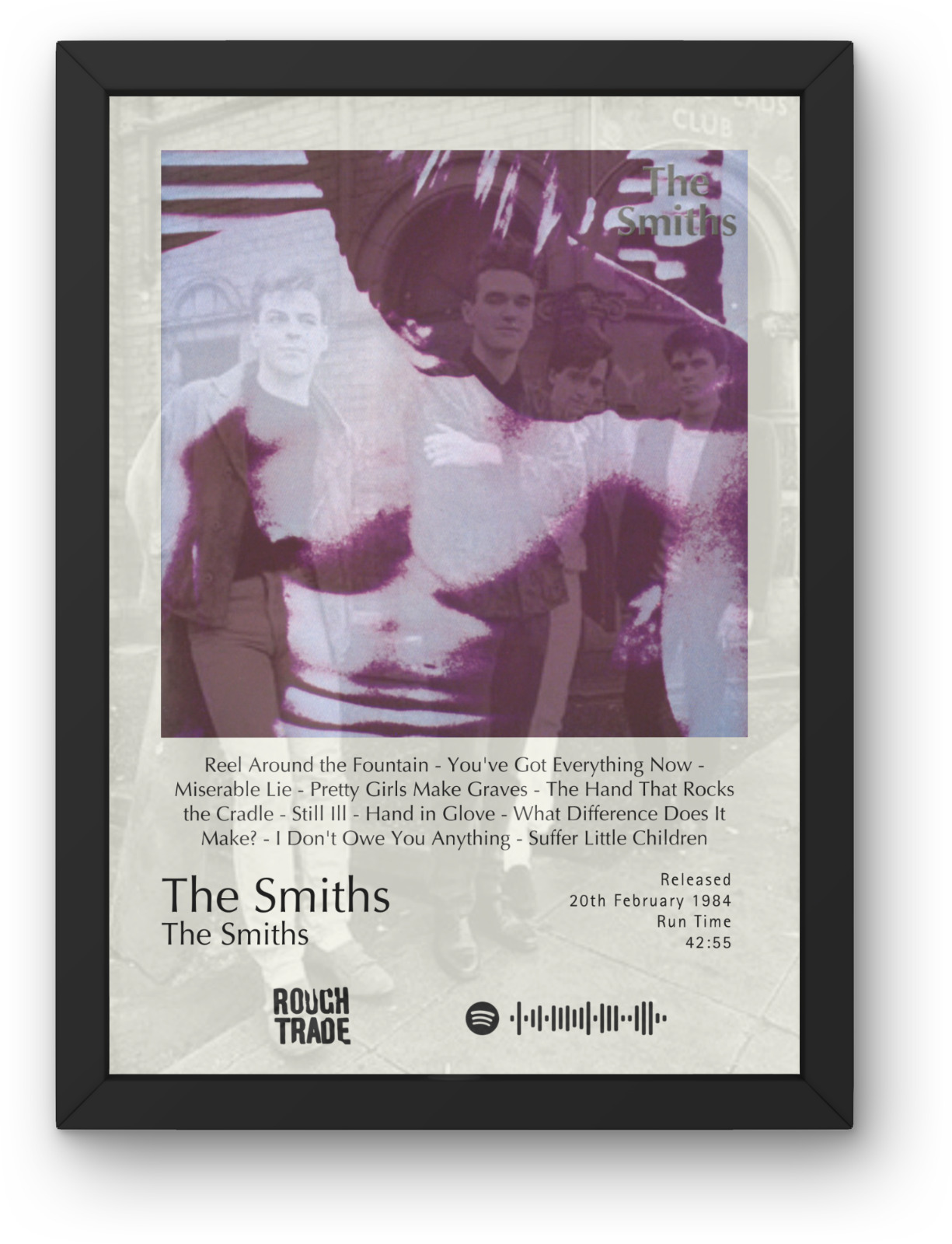 The Smiths Album Posters A1-5 Frame Option Morrissey Marr Meat Is Murder