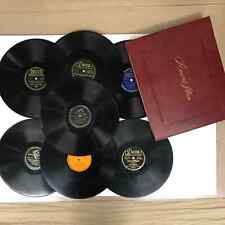 Vintage Vinyl 78rpm 7pc Record Lot In Leather Binder Decca RCA Victor & More picture