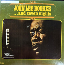 Authentic John Lee Hooker /... and Seven Nights / Verve Records LP / Mint picture