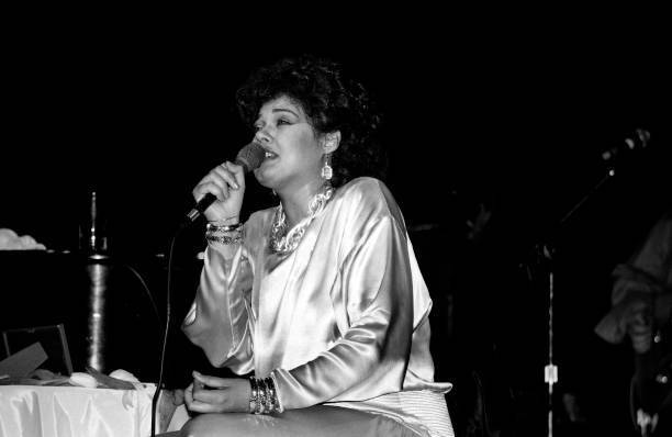 Singer Angela Bofill Park West Theater in Chicago Illinois 1984 OLD MUSIC PHOTO