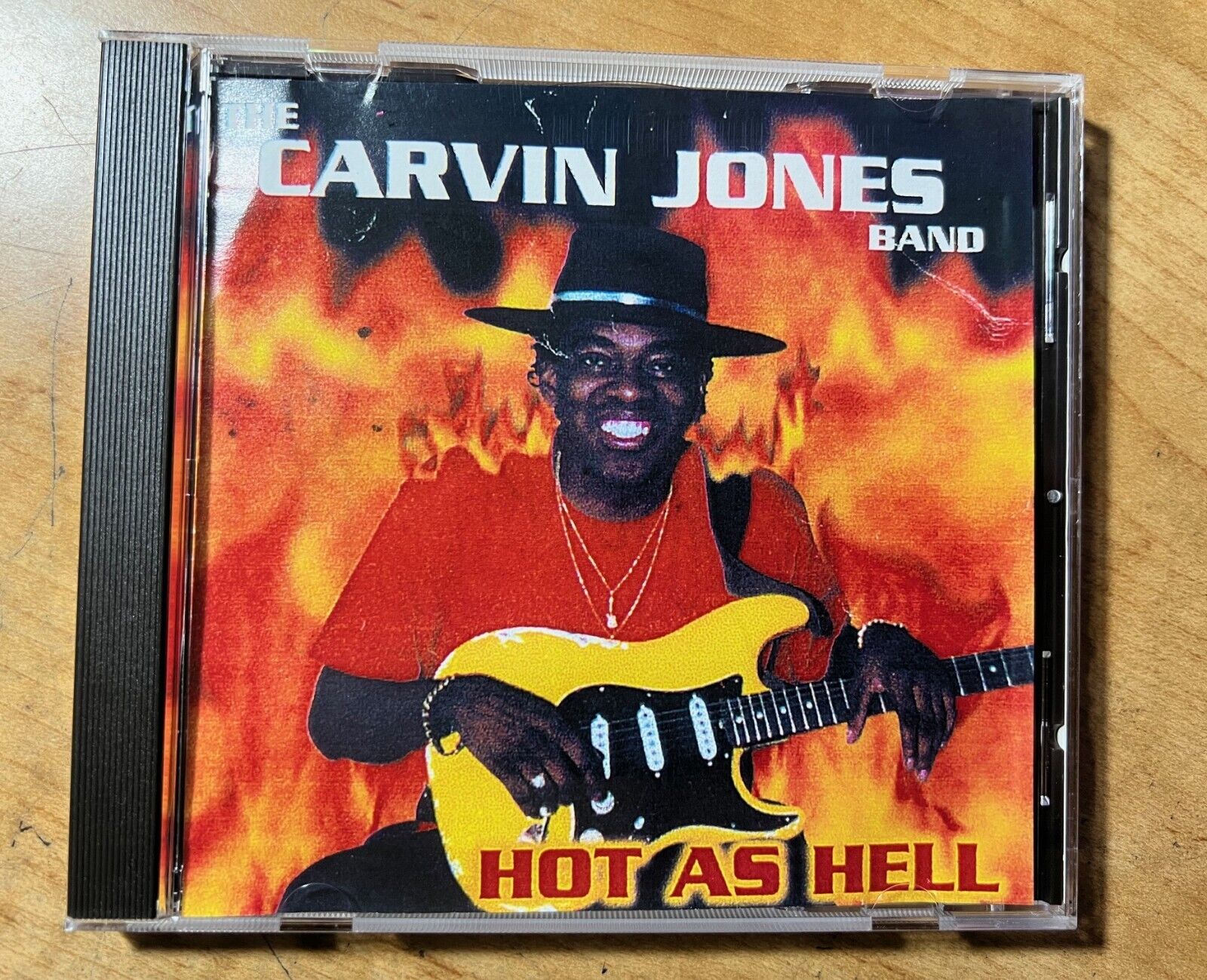 Hot As Hell CD by The Carvin Jones Band * RARE * - SIGNED 2000
