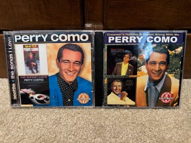 Perry Como 2CD lot Seattle/Songs I Love To Sing & Dreamer\'s Holiday/Dream Along