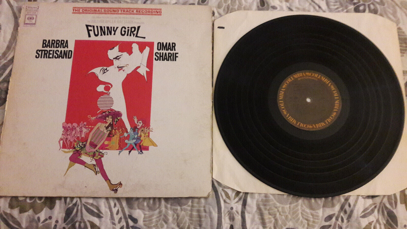 funny girl/barbra streisand/lp/columbia masterworks-#BOS-3220/stereo 1968-RARE