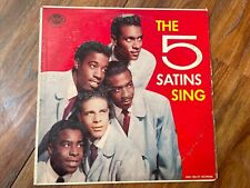 The Five Satins ‎– The 5 Satins Sing 1957 Ember ELP 100 RE Jacket/Vinyl VG picture