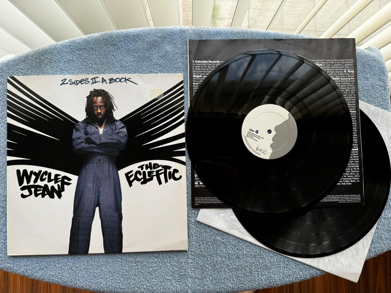 RARE UK/EU 1st PRESS - Wyclef Jean The Ecleftic - 2 Sides II a Book Vinyl Album
