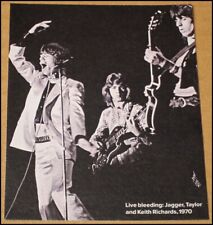 2003 The Rolling Stones 1970 Clipping 3.5x4.25 Mick Jagger Keith Richards Taylor picture