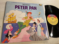 Walt Disney Disney's Peter Pan OST LP Disneyland Mono + Book VG+ picture