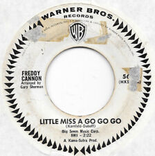 FREDDY CANNON Little Miss A Go-Go-Go on WB PROMO teen rocker 45 HEAR picture