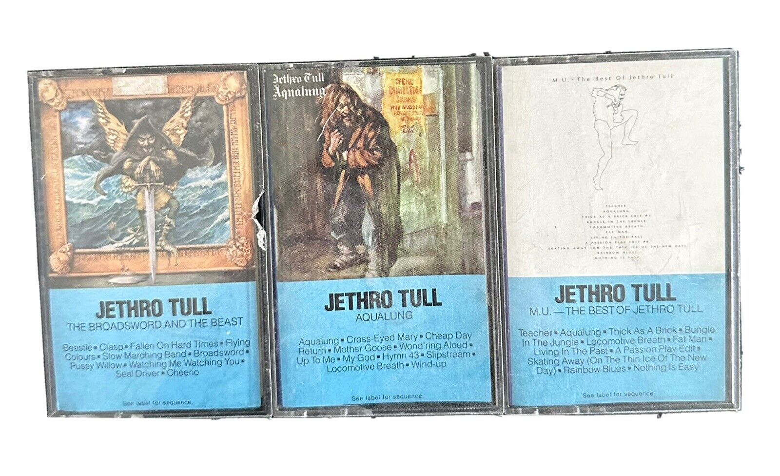 Vintage Jethro Tull Cassette Tape Collection 