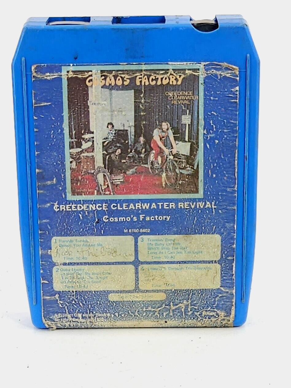 Creedence Clearwater Revival 8 Track Cartridge Cosmo\'s Factory Vtg M8160-8402