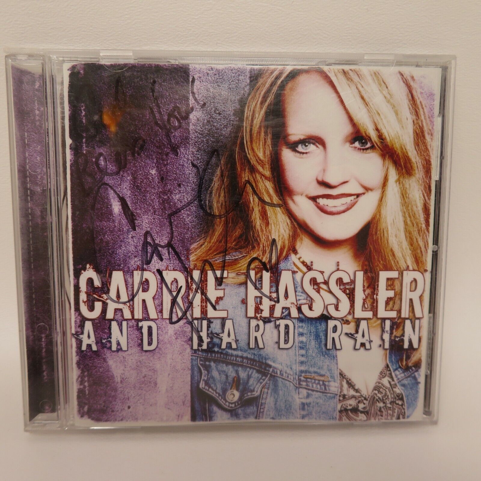 Vintage SIGNED Carrie Hassler and Hard Rain - Self Titled 2006 CD
