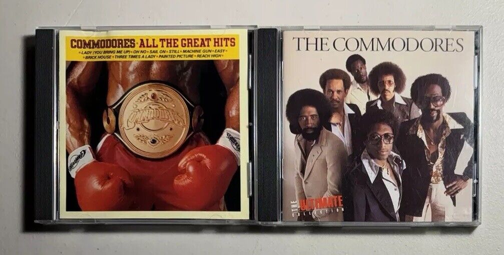THE COMMODORES - 2 CD Lot: All The Great Hits + The Ultimate Collection FREE S/H