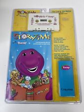 Vintage 90s Storytime with Barney the Dinosaur Cassette coloring book  NEW picture