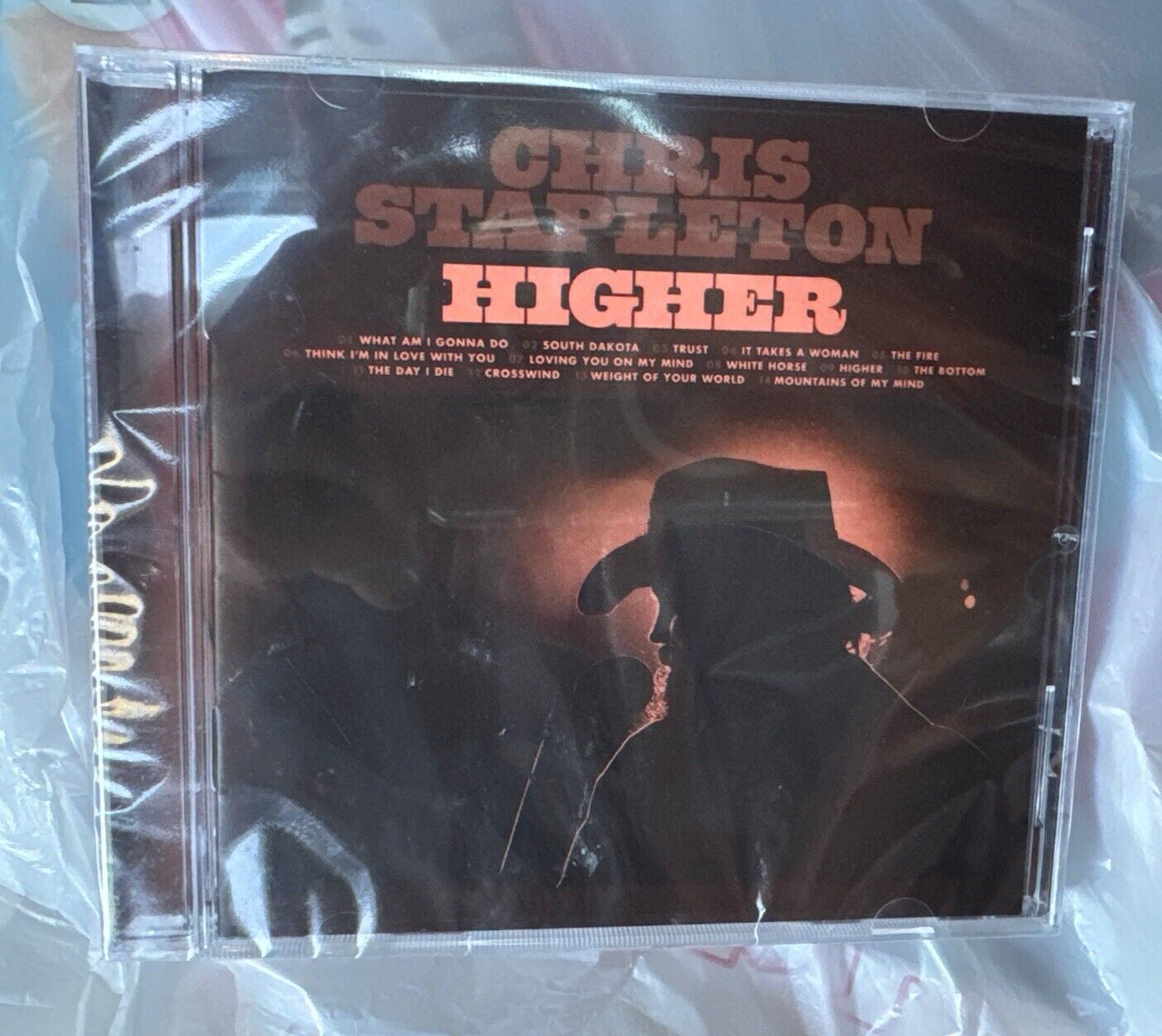 Chris Stapleton - Higher . CD Brad New  .    CRACKS IN CASE