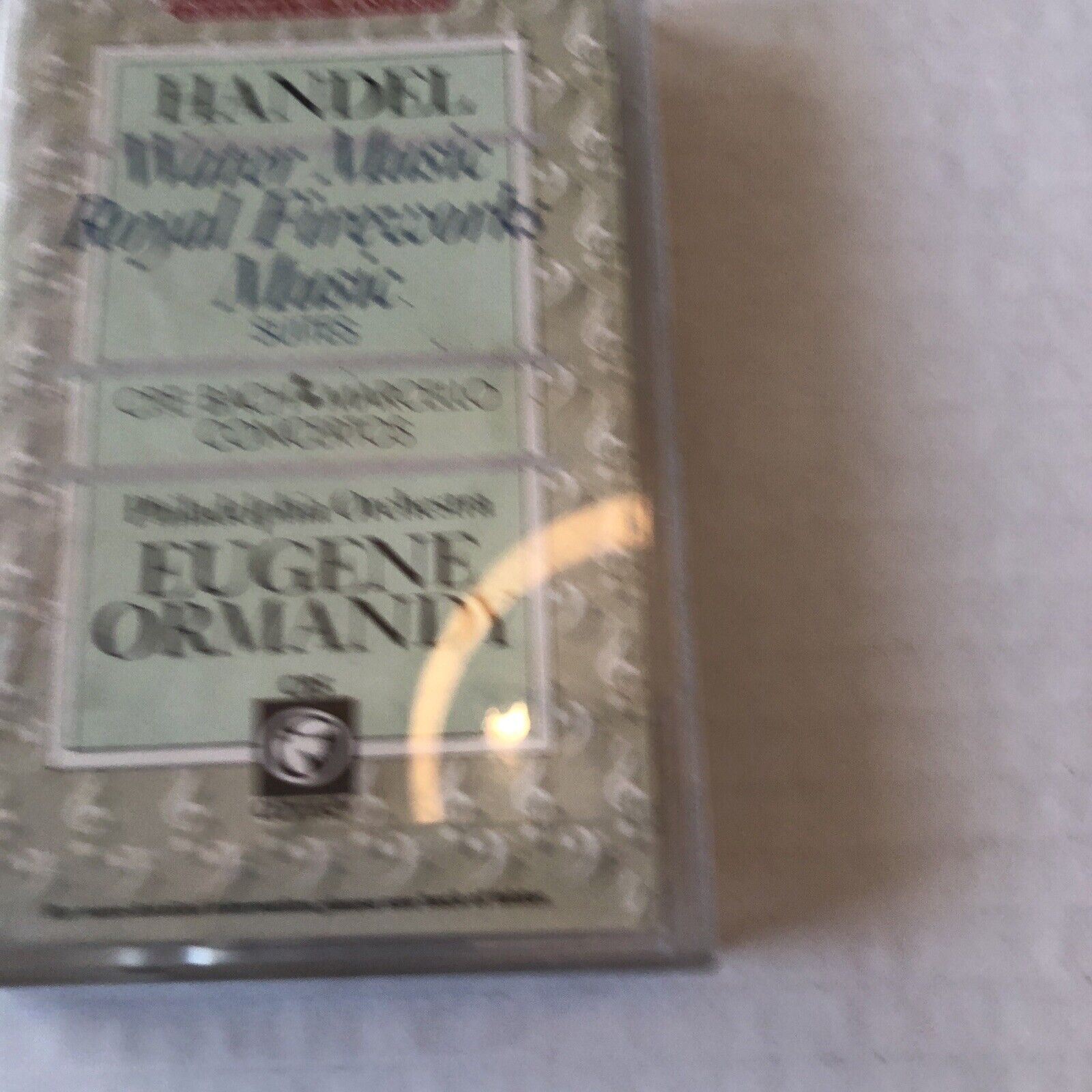 Vtg Handel Suites Philadelphia Orchestra CBS Records 1984 Cassette Tape