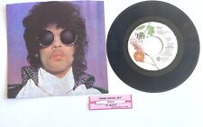 Prince, When Doves Cry, 1984, 7”, 45RPM, PS, RARE Title Strip - EXCELLENT picture