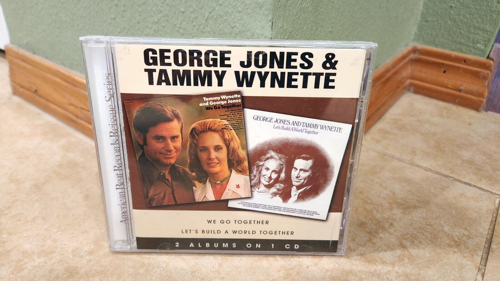 George Jones & Tammy Wynette We Go Together / Let's Build A World Together cd