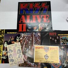 KISS Alive II CASABLANCA 2XLP  gatefold with booklet & tattoos picture